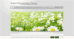 Desktop Screenshot of inquestrepresentationservice.com